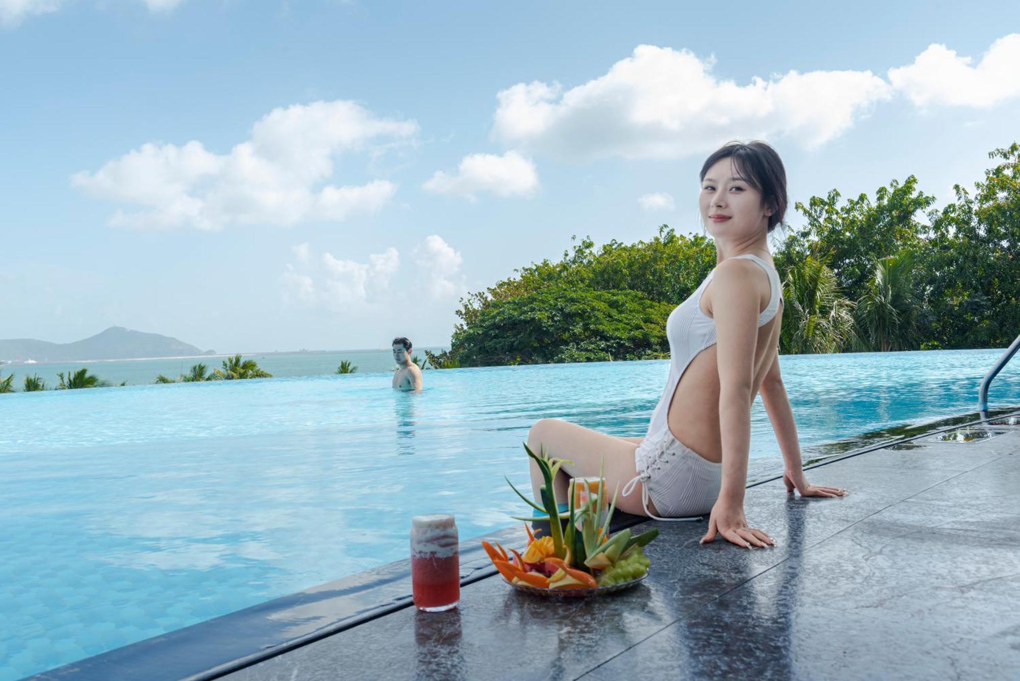Sanya Junji Seaview Hotel Luaran gambar